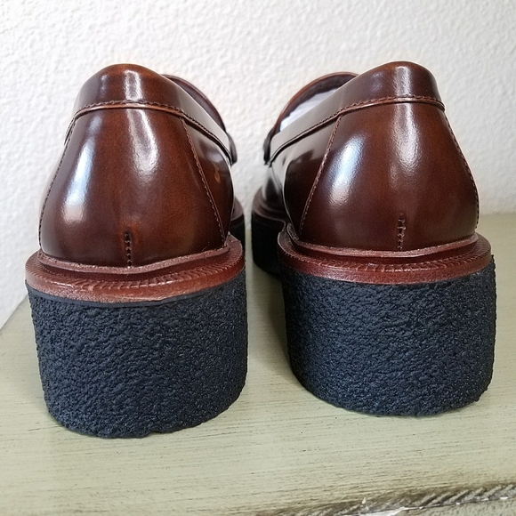 Loeffler Randall Rikki Leather Platform Loafers w/Dust Bag - Picture 7 of 12